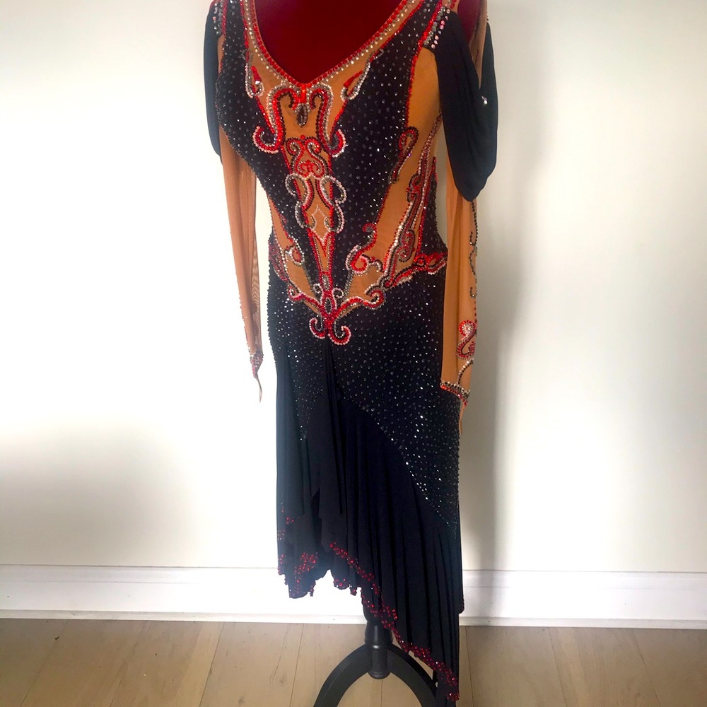 Designer rhythm ballroom dress
